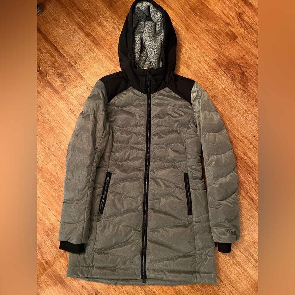 Lole Grey and Black warm winter coat